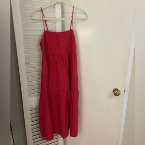 Abercrombie tiered midi dress